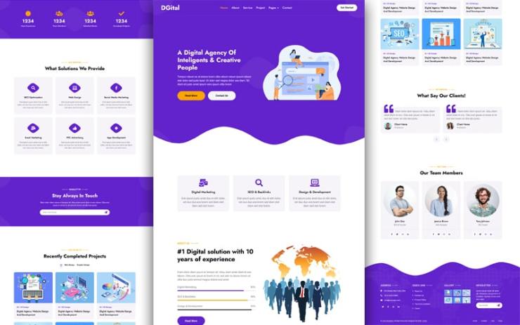 digital agency website